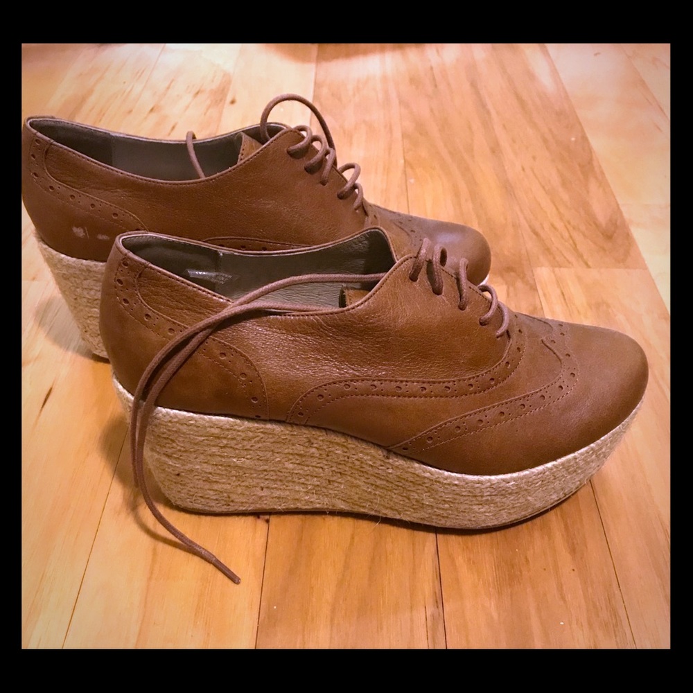 Anthropologie Oxford Platforms